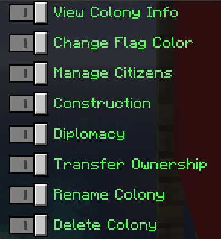 Toggle modules